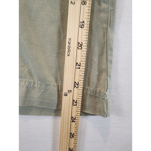 Thread & Supply Womens Super Soft Relaxed Fit Wide Leg Crop Pants Sage Size L - Picture 3 of 8